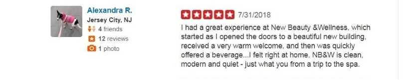 Patient 5 star review.