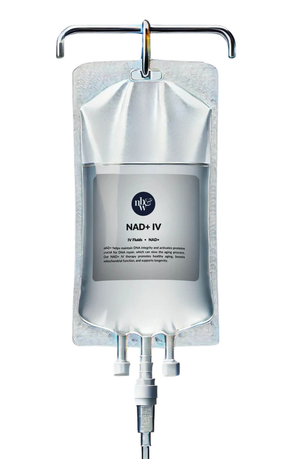 An image of IV bag of NAD+